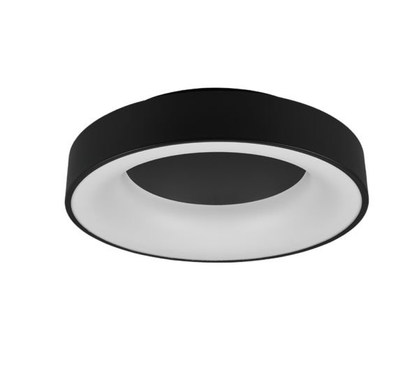 Φωτιστικό Οροφής Trio Lighting LED 27W  Μαύρο Ματ Μεταλλικό Step Dimmable 3100lm 3000K  671210132