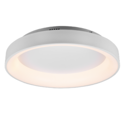 Φωτιστικό Οροφής Trio Lighting LED 48W Λευκό Ματ Μεταλλικό Dimmable 5600lm 2700 – 6000K 671290131