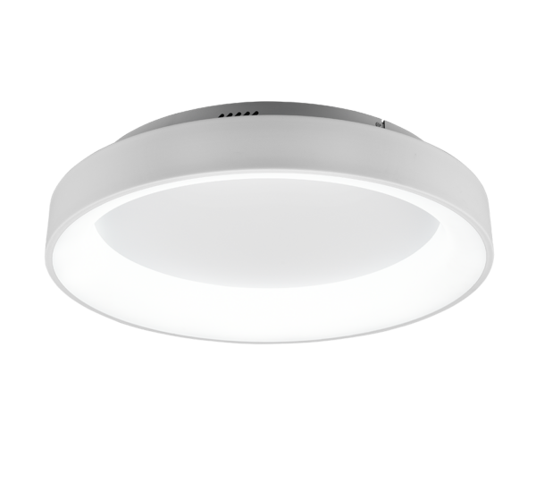 Φωτιστικό Οροφής Trio Lighting LED 48W  Λευκό Ματ Μεταλλικό Dimmable 5600lm 2700 – 6000K  671290131