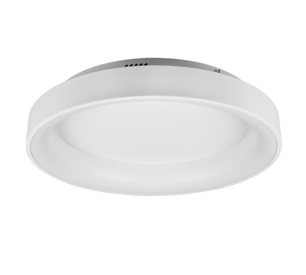Φωτιστικό Οροφής Trio Lighting LED 48W  Λευκό Ματ Μεταλλικό Dimmable 5600lm 2700 – 6000K  671290131