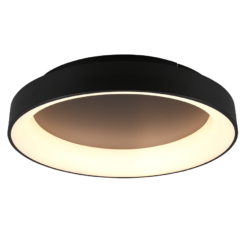 Φωτιστικό Οροφής Trio Lighting LED 48W Μαύρο Ματ Μεταλλικό Dimmable 5600lm 2700 – 6000K 671290132