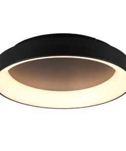 Φωτιστικό Οροφής Trio Lighting LED 48W Μαύρο Ματ Μεταλλικό Dimmable 5600lm 2700 – 6000K 671290132