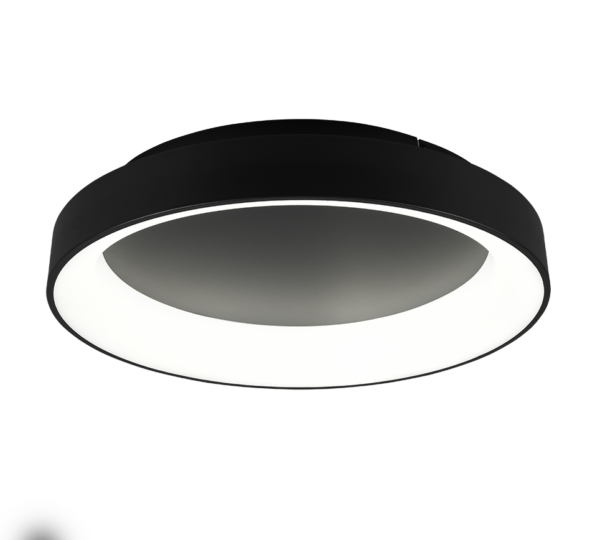 Φωτιστικό Οροφής Trio Lighting LED 48W  Μαύρο Ματ Μεταλλικό Dimmable 5600lm 2700 – 6000K  671290132