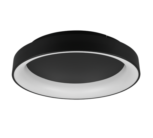 Φωτιστικό Οροφής Trio Lighting LED 48W  Μαύρο Ματ Μεταλλικό Dimmable 5600lm 2700 – 6000K  671290132