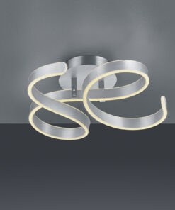 Φωτιστικό Οροφής Trio Lighting LED 40W Βουρτσισμένο Αλουμίνιο Μεταλλικό Step Dimmable 6000lm 3000K 671310105