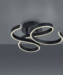 Φωτιστικό Οροφής Trio Lighting LED 40W Ανθρακί Μεταλλικό Step Dimmable 6000lm 3000K 671310142