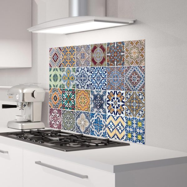 Azulejos L πλάτη προστασίας τοίχου εστιών κουζίνας Ango – 67202