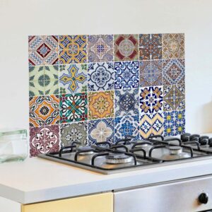 Azulejos L πλάτη προστασίας τοίχου εστιών κουζίνας Ango – 67202
