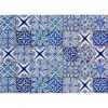Blue Azulejos L πλάτη προστασίας τοίχου εστιών κουζίνας Ango – 67215