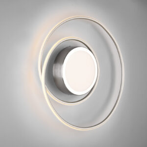 Φωτιστικό Οροφής Trio Lighting  LED 56W Νίκελ Ματ Μεταλλικό Dimmable 6800lm  2700 – 6000K – 672310207