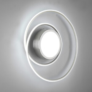 Φωτιστικό Οροφής Trio Lighting  LED 56W Νίκελ Ματ Μεταλλικό Dimmable 6800lm  2700 – 6000K – 672310207