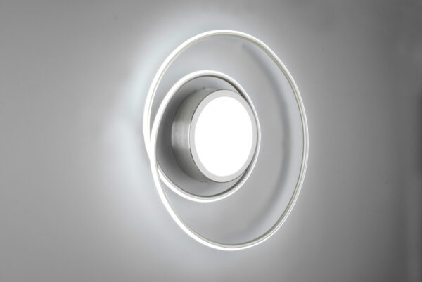 Φωτιστικό Οροφής Trio Lighting  LED 56W Νίκελ Ματ Μεταλλικό Dimmable 6800lm  2700 – 6000K – 672310207