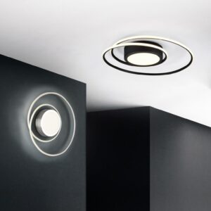 Φωτιστικό Οροφής Trio Lighting  LED 56W Νίκελ Ματ Μεταλλικό Dimmable 6800lm  2700-6000K – 672310207