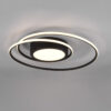 Φωτιστικό Οροφής Trio Lighting  LED 56W Μαύρο Ματ Μεταλλικό Dimmable 6800lm  2700Κ-6000K με Τηλεχειριστήριο – 672310232