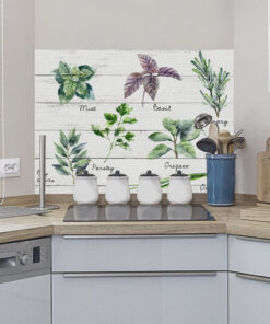 Shabby Spices L πλάτη προστασίας τοίχου εστιών κουζίνας Ango – 67264