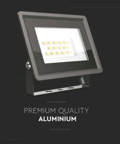 10W LED Προβολέας Μαύρο Σώμα V-TAC IP65 Θερμό 3000K – 6727