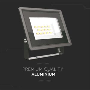 10W LED Προβολέας Μαύρο Σώμα V-TAC IP65 Θερμό 3000K – 6727