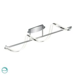 Φωτιστικό Οροφής Trio Lighting LED 20W Χρώμιο Μεταλλικό Dimmable 1800lm 3000K 672910106