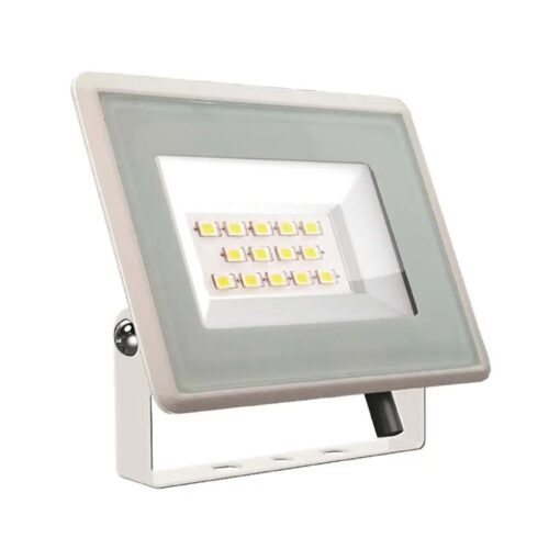 Προβολέας LED F-Class 10W ψυχρό λευκό 6500K λευκό σώμα V-TAC – 6732