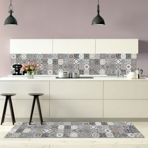 Azulejos Vintage πλάτη προστασίας τοίχων κουζίνας και μπάνιου Ango – 67321