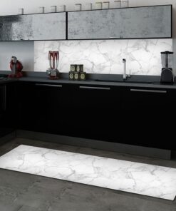 White Marble πλάτη προστασίας τοίχων κουζίνας και μπάνιου Ango – 67323