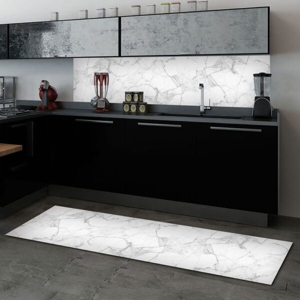 White Marble πλάτη προστασίας τοίχων κουζίνας και μπάνιου Ango – 67323