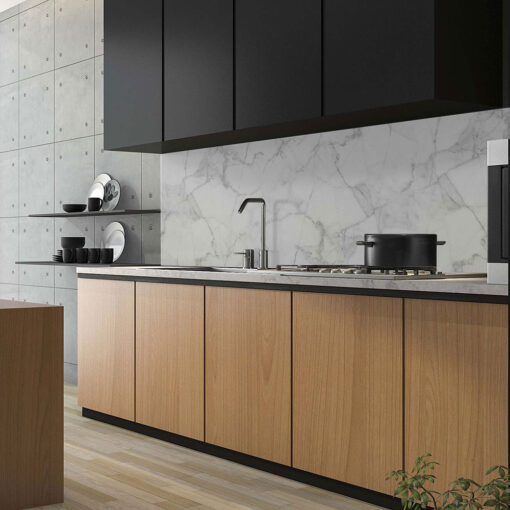 White Marble πλάτη προστασίας τοίχων κουζίνας και μπάνιου Ango – 67323