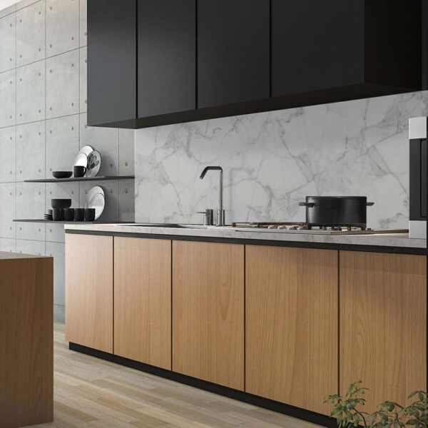 White Marble πλάτη προστασίας τοίχων κουζίνας και μπάνιου Ango – 67323