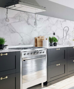 White Marble πλάτη προστασίας τοίχων κουζίνας και μπάνιου Ango – 67323