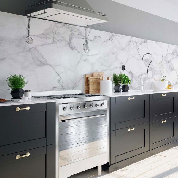 White Marble πλάτη προστασίας τοίχων κουζίνας και μπάνιου Ango – 67323