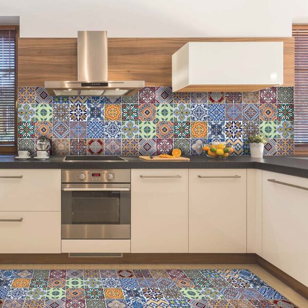 Azulejos πλάτη προστασίας τοίχων κουζίνας και μπάνιου Ango – 67324