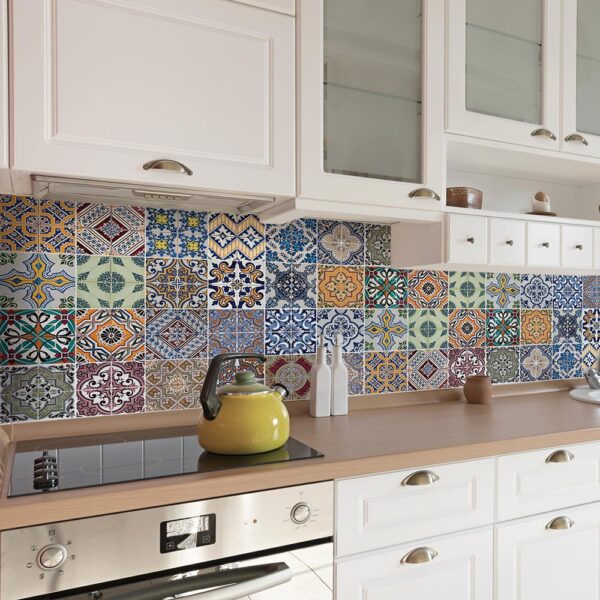 Azulejos πλάτη προστασίας τοίχων κουζίνας και μπάνιου Ango – 67324