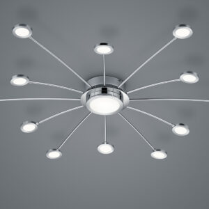 Φωτιστικό Οροφής Trio Lighting LED 2,1W  Χρώμιο Μεταλλικό Dimmable 200lm 3000 – 6500K  673311306