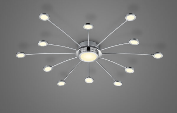Φωτιστικό Οροφής Trio Lighting LED 2,1W  Χρώμιο Μεταλλικό Dimmable 200lm 3000 – 6500K  673311306
