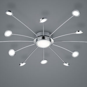 Φωτιστικό Οροφής Trio Lighting LED 2,1W  Χρώμιο Μεταλλικό Dimmable 200lm 3000 – 6500K  673311306
