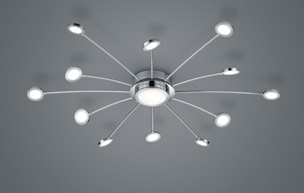 Φωτιστικό Οροφής Trio Lighting LED 2,1W  Χρώμιο Μεταλλικό Dimmable 200lm 3000 – 6500K  673311306