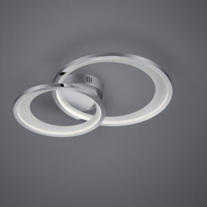 Φωτιστικό Οροφής Trio Lighting LED 29W  Χρώμιο Μεταλλικό Step Dimmable 2650lm 3000K  673810206