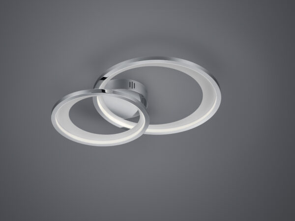 Φωτιστικό Οροφής Trio Lighting LED 29W  Χρώμιο Μεταλλικό Step Dimmable 2650lm 3000K  673810206