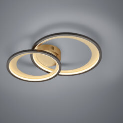 Φωτιστικό Οροφής Trio Lighting LED 29W Μαύρο Ματ Μεταλλικό Step Dimmable 2650lm 3000K 673810232