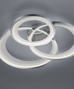 Φωτιστικό Οροφής Trio Lighting LED 36W Χρώμιο Μεταλλικό Step Dimmable 4300lm 3000K – 673810306