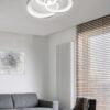 Φωτιστικό Οροφής Trio Lighting  LED 36W Χρώμιο Μεταλλικό Step Dimmable 4300lm  3000K – 673810306