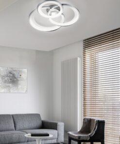 Φωτιστικό Οροφής Trio Lighting LED 36W Χρώμιο Μεταλλικό Step Dimmable 4300lm 3000K – 673810306