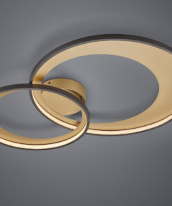 Φωτιστικό Οροφής Trio Lighting LED 36W Μαύρο Ματ Μεταλλικό Step Dimmable 3250lm 3000K 673890232