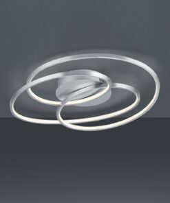 Φωτιστικό Οροφής Trio Lighting LED 38,5W Νίκελ Ματ Μεταλλικό Step Dimmable 3850lm 3000K 673916007