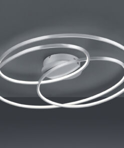 Φωτιστικό Οροφής Trio Lighting LED 50W Νίκελ Ματ Μεταλλικό Step Dimmable 5250lm 3000K 673918007