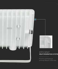 20W LED Προβολέας V-TAC Λευκό Σώμα IP65 Θερμό 3000K – 6740