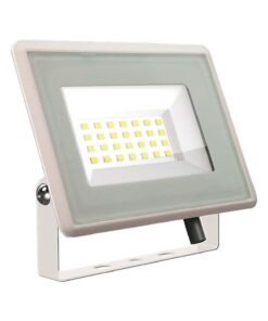 20W LED Προβολέας V-TAC Λευκό Σώμα IP65 Θερμό 3000K – 6740