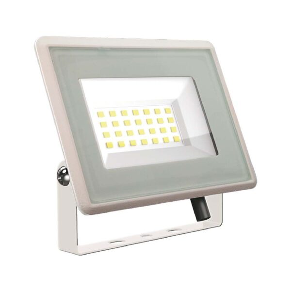 20W LED Προβολέας V-TAC Λευκό Σώμα IP65 Φυσικό 4000K - 6741