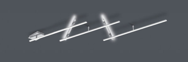 Φωτιστικό Οροφής Trio Lighting LED 6W  Νίκελ Ματ Μεταλλικό Step Dimmable 650lm 3000K  674610507