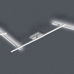 Φωτιστικό Οροφής Trio Lighting LED 20W Νίκελ Ματ Μεταλλικό Step Dimmable 2150lm 3000K 674610707